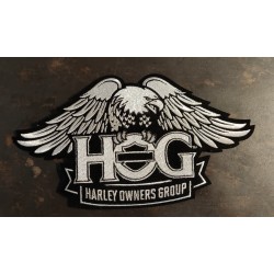 H.O.G Patch argent grand...